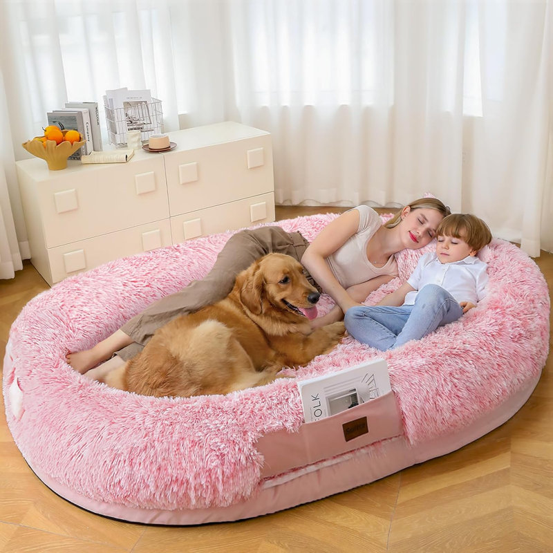 Tucker Murphy Pet™ Large Dog Bed For Adults And Pets, 71” Human
